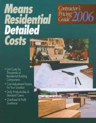 Means Residential Detailed Costs 0876298080 Book Cover