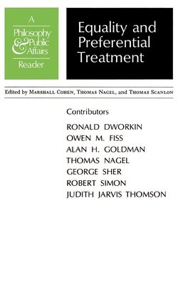 Equality and Preferential Treatment: A Philosop... 0691072132 Book Cover