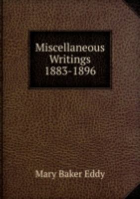 Miscellaneous Writings 1883-1896 5875713909 Book Cover