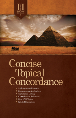 Holman Concise Topical Concordance, Tradepaper 1433646803 Book Cover