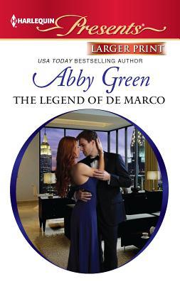 The Legend of de Marco [Large Print] 0373238622 Book Cover