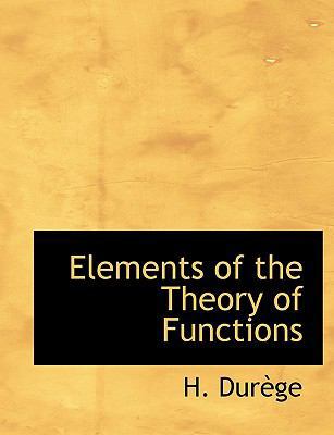 Elements of the Theory of Functions 111643492X Book Cover
