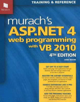 Murach's ASP.NET 4 Web Programming with VB 2010 189077460X Book Cover