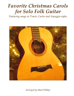 Favorite Christmas Carols for Solo Folk Guitar:... 172961082X Book Cover