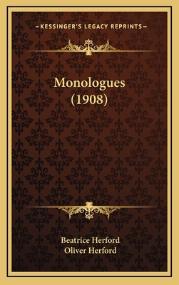 Monologues (1908) 1164230468 Book Cover