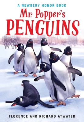 Mr. Popper's Penguins (Newbery Honor Book) 0316058432 Book Cover