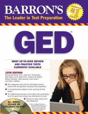 Barron's GED High: School Equivalency Exam (Bar... 0764197428 Book Cover