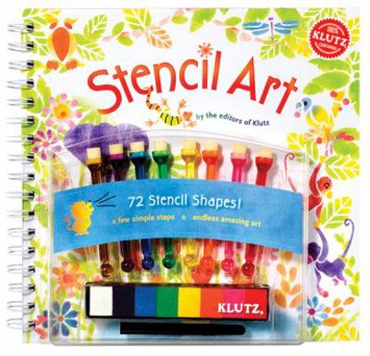 Stencil Art [With Stencils, Ink, & Dabbers] 1570542457 Book Cover