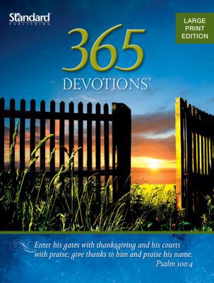 365 Devotions(r) Large Print Edition--2014 [Large Print] 078477482X Book Cover