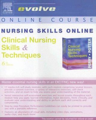 Nursing Skills Online for Clinical Nursing Skil... 0323031544 Book Cover