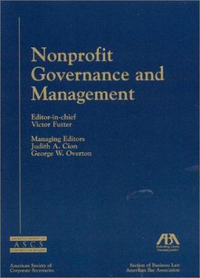 Nonprofit Governance and Management, Expanded a... 1590310411 Book Cover