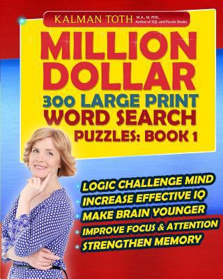Million Dollar 300 Large Print Word Search Puzz... [Large Print] 1500824259 Book Cover
