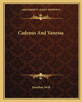 Cadenus And Vanessa 1162656697 Book Cover
