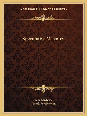 Speculative Masonry 1162580283 Book Cover