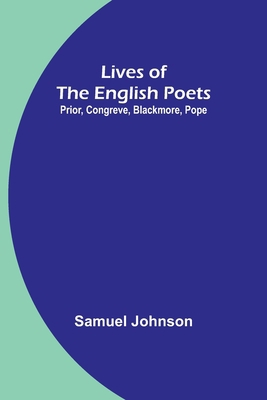 Lives of the English Poets: Prior, Congreve, Bl... 9357092358 Book Cover