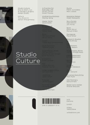 Studio Culture: The Secret Life of a Graphic De... 0956207103 Book Cover
