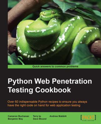 Python Web Penetration Testing Cookbook 1784392936 Book Cover