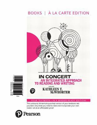 In Concert: An Integrated Approach to Reading a... 0134746546 Book Cover