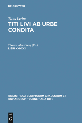 Libri XXI-XXII [Latin] 3598714947 Book Cover