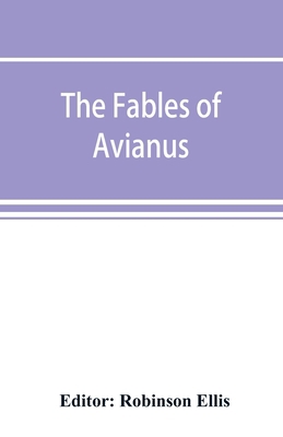 The fables of Avianus 9353891876 Book Cover