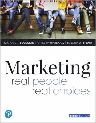 Marketing: Real People, Real Choices 0135199891 Book Cover