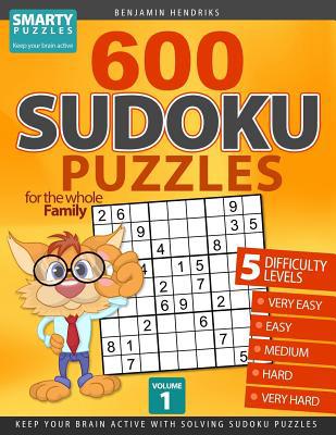 600 Sudoku Puzzles for the whole Family: 5 diff... 1799028682 Book Cover
