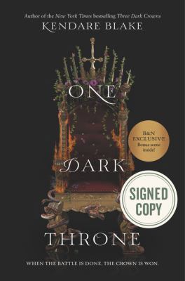 One Dark Throne. Issued-Signed Special Edition,... 0062797298 Book Cover