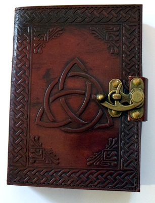Triquetra Leather Embossed Journal B00R7T1YQG Book Cover