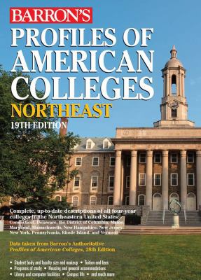 Barron's Profiles of American Colleges: Northeast 0764144863 Book Cover