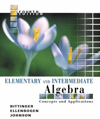 Elementary and Intermediate Algebra: Concepts a... 0321233832 Book Cover