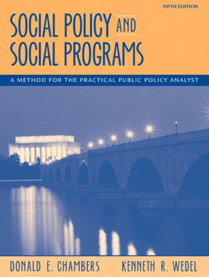 Social Policy and Social Programs: A Method for... 0205571646 Book Cover