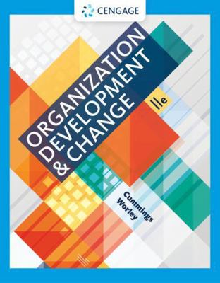 Organization Development and Change 0357033906 Book Cover
