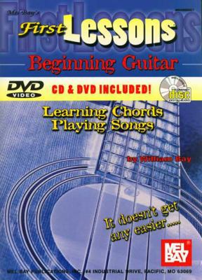 First Lessons: Beginning Guitar: Learning Chord... 0786625511 Book Cover