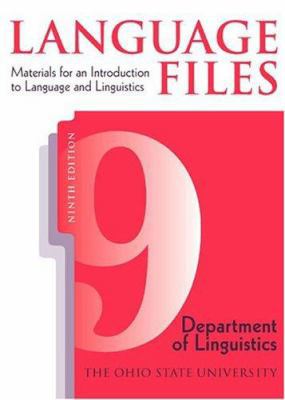 Language Files: Materials for an Introduction t... 0814251285 Book Cover