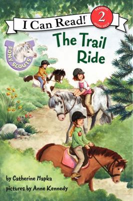 Pony Scouts: The Trail Ride 0062086715 Book Cover