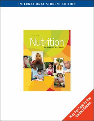 Nutrition Through the Life Cycle (ISE) 0495116548 Book Cover