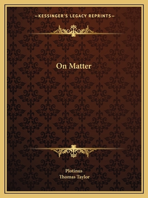 On Matter 1162853328 Book Cover
