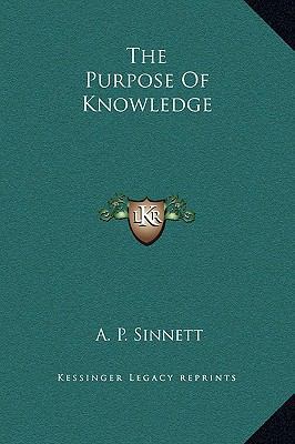 The Purpose of Knowledge 1169168760 Book Cover