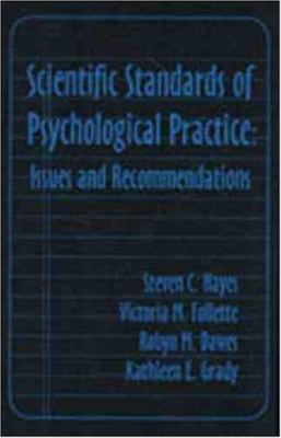 Scientific Standards of Psychological Practice:... 1878978233 Book Cover
