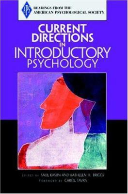 Current Directions in Introductory Psychology 0205579574 Book Cover