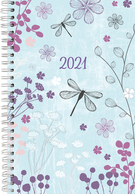 2021 Designer Dragonfly 17-Month Weekly Planner 1531911730 Book Cover