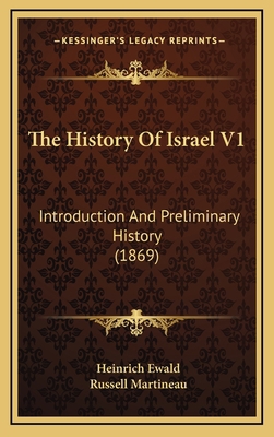 The History Of Israel V1: Introduction And Prel... 1167305280 Book Cover