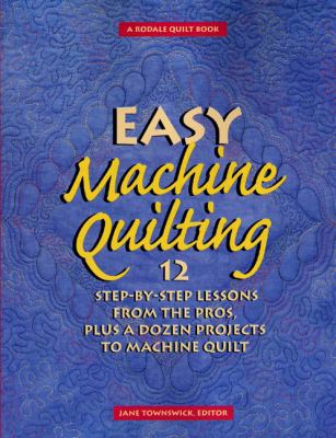 Easy Machine Quilting 087596995X Book Cover