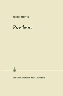 Preistheorie [German] 3663125653 Book Cover