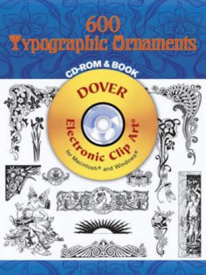 660 Typographic Ornaments [With CDROM] 048699659X Book Cover