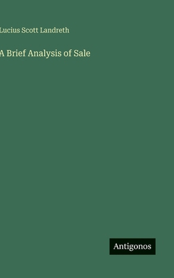 A Brief Analysis of Sale 3563176140 Book Cover