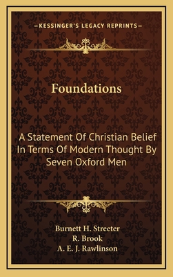Foundations: A Statement of Christian Belief in... 1163872946 Book Cover
