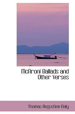 McAroni Ballads and Other Verses 0559900341 Book Cover