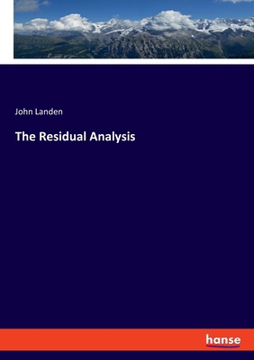 The Residual Analysis 3337669697 Book Cover