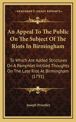 An Appeal to the Public on the Subject of the R... 116472892X Book Cover